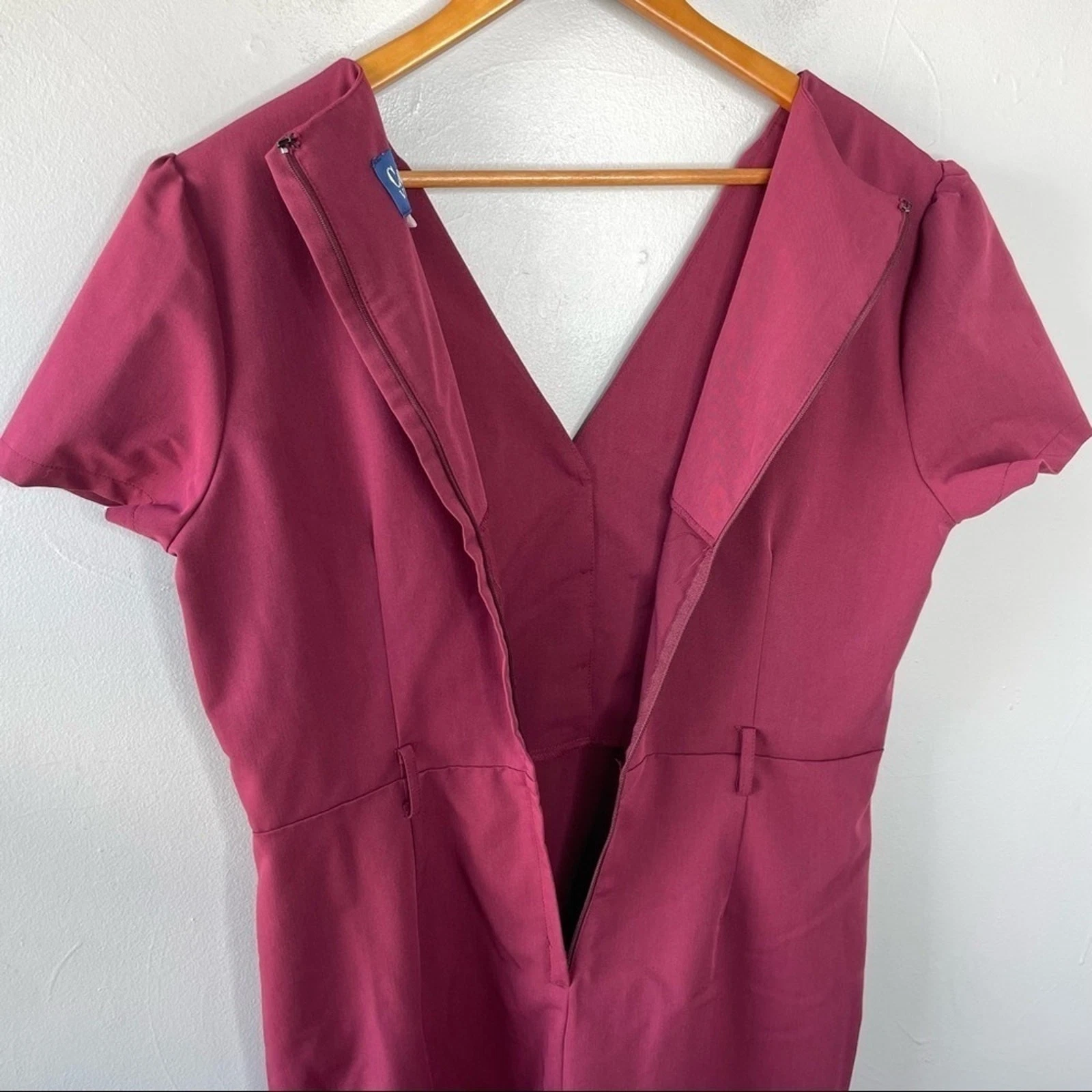 VETEMENTS Abito COLLECTIF VINTAGE con balze a matita taglia 2XL US 14 retrò pinup rockabilly twee