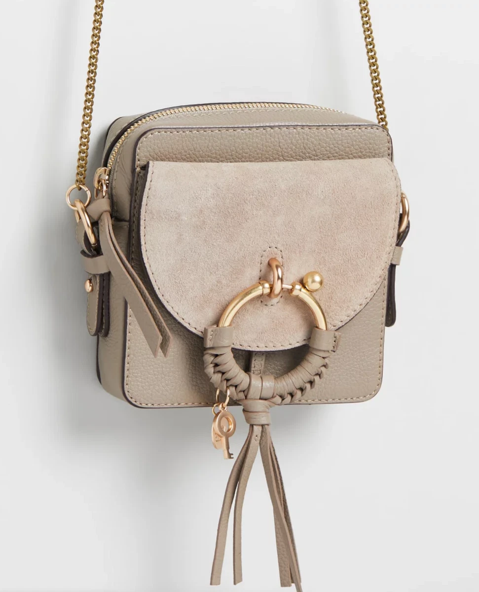 Joan Small Leather Crossbody Bag in Pink - See By Chloe