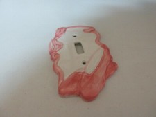 Ballet Slippers ,  Ceramic Toggle Switch Plate , Vintage , New