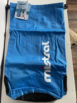 Mistral Dry Bag Fassungsvermögen 20L Farbe blau mit Rollfunktion und Clip-Lock