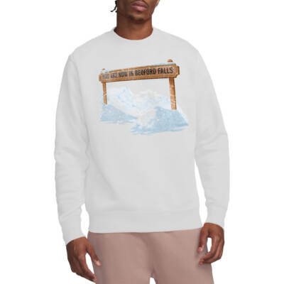 Its A Wonderful Life Bedford Falls Sweatshirt, White