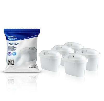 5x Pure+ Wasserfilter für Brita Maxtra + Patronen Minen, Style XL, Marella