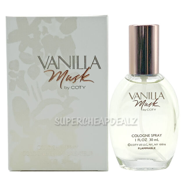 Vanilla Musk By Coty Cologne Spray 1.7 Oz 50 ML For Women Glass Bottle