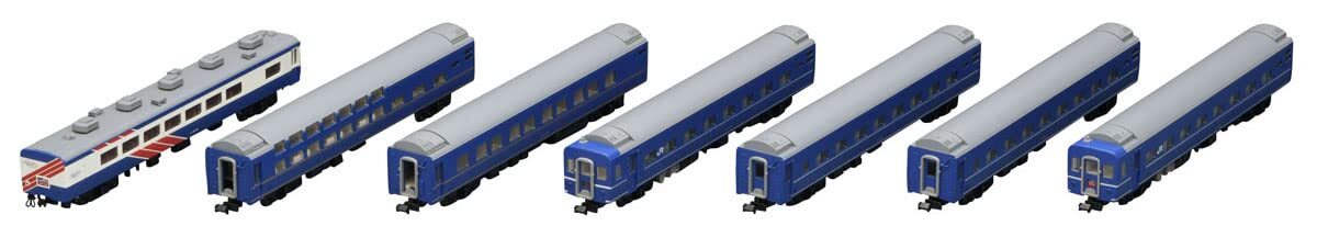 ぽぽん様 14系15形 寝台特急「あかつき」が入線です。TOMIX 98753