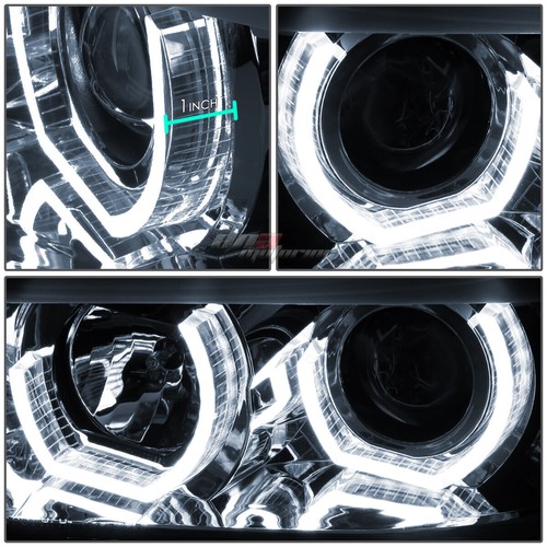 FOR 2006-2008 BMW E90 323I 328I 335I LED SIGNAL 3D DRL PROJECTOR HEADLIGHT LAMP - Picture 4 of 10