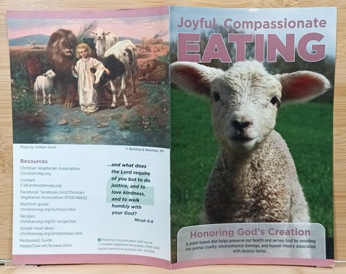 Fröhliches, mitfühlendes Essen Broschüre von Christian Vegetarian Association 2018 - Bild 5 von 9
