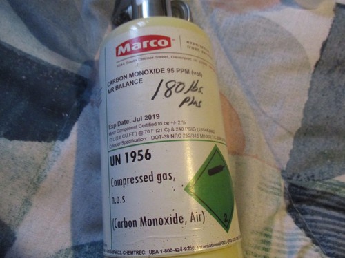 MARCO CALIBRATION KIT COMPLETE OXYGEN CARBON MONOXIDE WITH REGULATER 200/ 180LBS - Picture 5 of 8