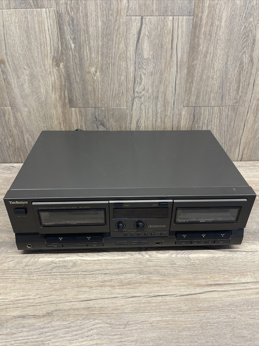 Technics RS-TR212 Stereo Double Cassette Deck | eBay