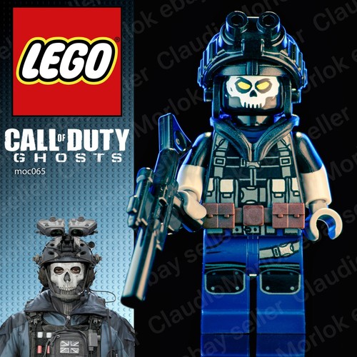 ⭐ Lego Call of Duty Ghost Minifigur moc065 Kabeljau Krieg Polizei Swat Soldat