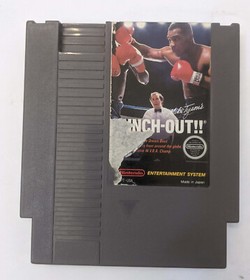 Mike Tysons Punch-Out Nintendo Entertainment System NES con funda PROBADO FUNCIONA