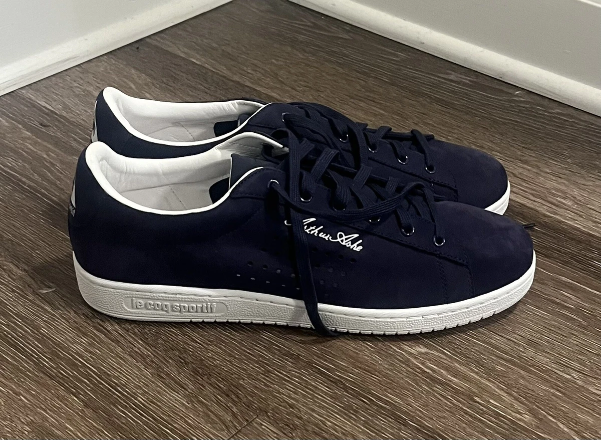 Coq Sportif Arthur Ashe Navy Blue Mens US UK 46 | eBay