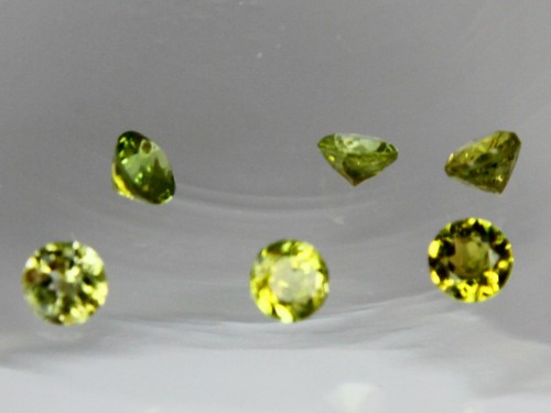 1x 4mm Green Tourmaline & Golden Green Tourmaline Round Loose Natural Gemstone - Picture 21 of 43