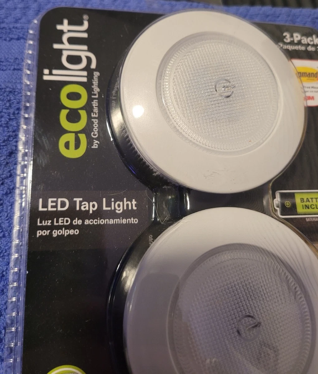 Ecolight 7-in Battery Puck Under Cabinet Lights with Remote