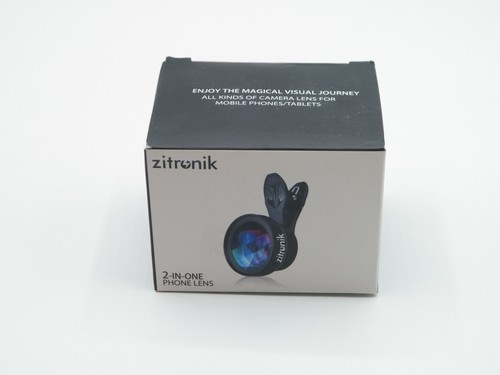 Kit objectif caméra HD 2 en 1 Zitronik accessoire téléphone portable NEUF