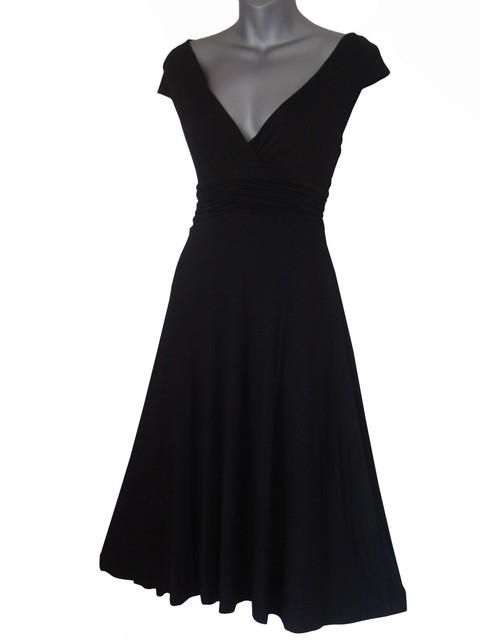 black cocktail dress size 20