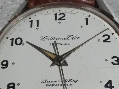 腕時計 Antique Citizen Ace Dial Citizen Ace Vintage 21 Jewels Second Setting Manual Winding