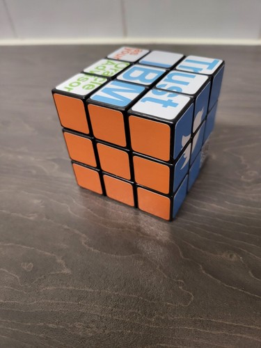 Rare Rubiks IBM Cube Smart Era Strategy Puzzle Genuine Collectable Advertising - Picture 11 of 17