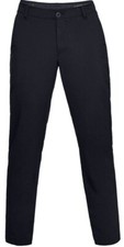 Under Armour Mens Golf Performance Slim Taper Fit Trousers, Black, 32" Leg, NEW