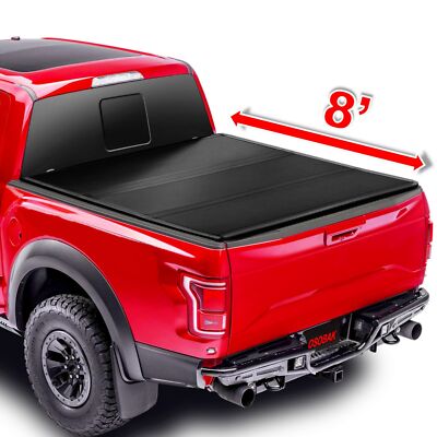 8' FRP Hard Tri-Fold Tonneau Cover for 1997-2003 Ford F-150 Truck Long Bed Cover