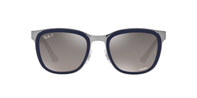 Ray-Ban Sunglasses RB3709 Clyde 004/5J Blu silver Men Women | eBay