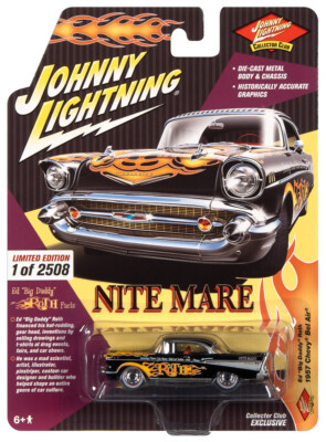 Johnny Lightning ''Nite Mare'' Ed Roth 1957 Chevy Bel Air - JL Club Car 1:64 Car