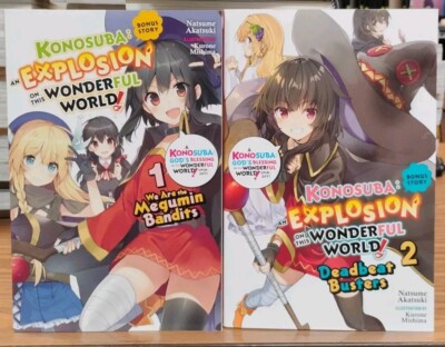 Konosuba: An Explosion on This Wonderful World Bonus Story 1-2 Light Novel New