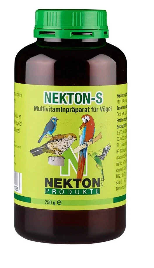 NEKTON-S Multivitaminpräparat für alle Vogelarten - Menge: 700g