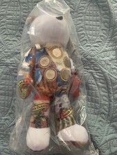 Gallery Treasures 5 Gold Coin Bear Quarters Plush Beanie Bottom 1999 - 2006