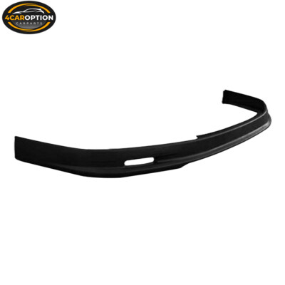 Mugen Style Front Bumper Lip Spoiler For 98-02 Honda Accord 4DR - Unpainted PU Black