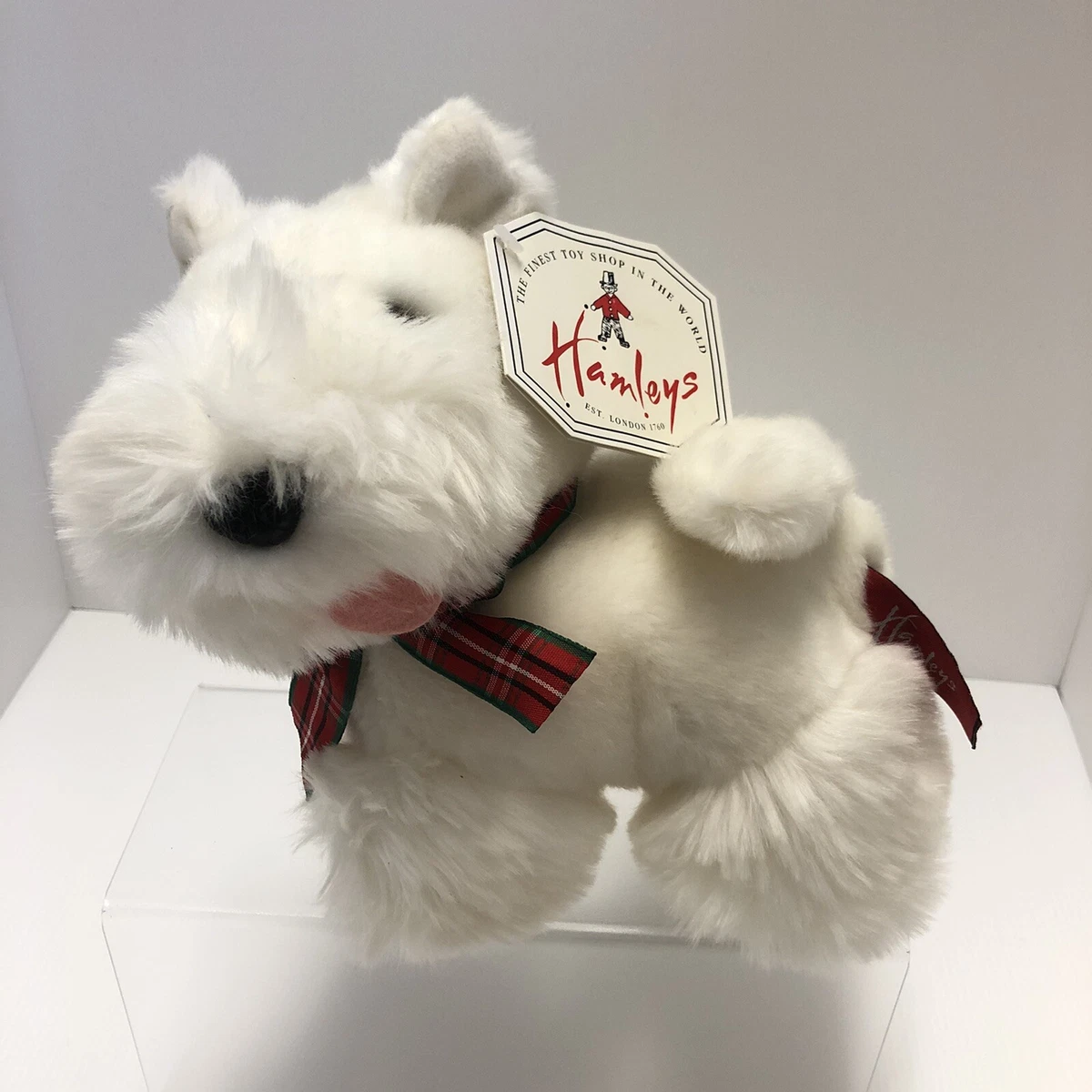 Hamleys White Dog Plush with Tags eBay