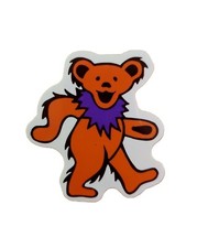 Grateful Dead Dancing Bear Sticker Orange / Purple Dead  Co. High Quality Decal