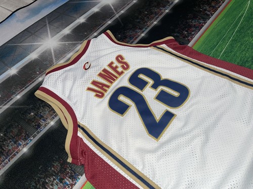 Nike Lebron James Cleveland Cavs Jersey Swingman Youth Sz Medium Preowned - Picture 11 of 12