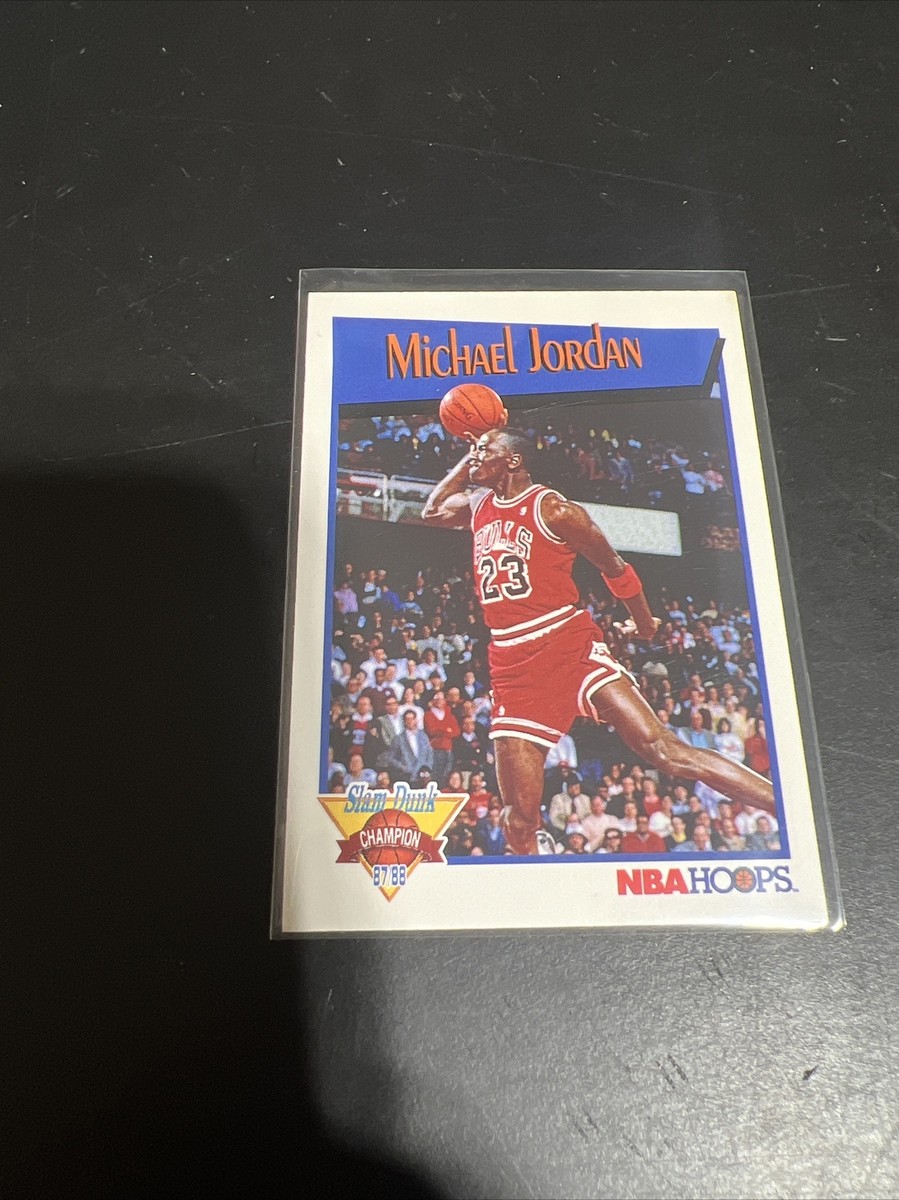 🔥1991-92 NBA Hoops Slam Dunk Champion Slammin' With Michael