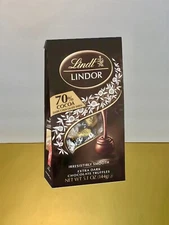 〽️ New Lindt Lindor 70% Cocoa Dark Chocolate Shell Extra Truffle Bag 5.1oz