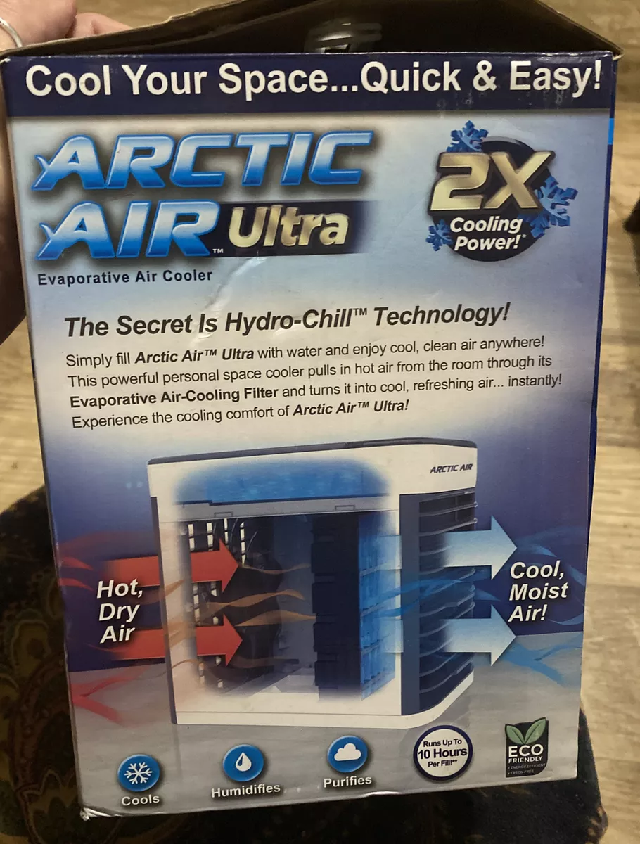 Arctic Air Ultra Portable Mini Air Cooler Humidifier Enjoy Cool 2X