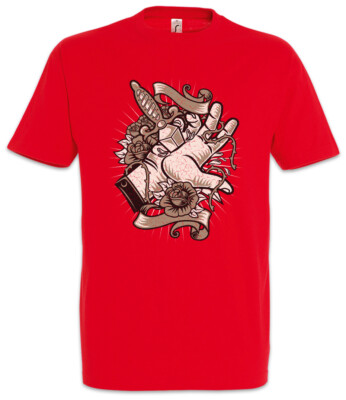 Daggered Hand T-Shirt Tattoo Tattooist Dagger RPG Asian Japan Japanese