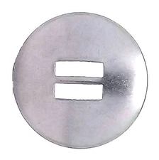 Slotted Concho 304 Stainless Steel Smooth  1-1/4" 1350-02