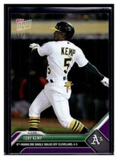 2023 Topps Now #52 Tony Kemp Purple Parallel Card #d 18/25