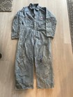 60s VTG 'Rail Chief' Denim Blue Work Coveralls Size 48 Union Made DISTRESSED