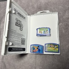 Lot of 3 Leap Frog Leapster Games / Cartridges - Toy Story Nemo Go Diego Go
