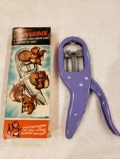 Fascinating Crackerjack Nut Cracker Crabs Lobsters Ice Violet Gloss Box Vintage