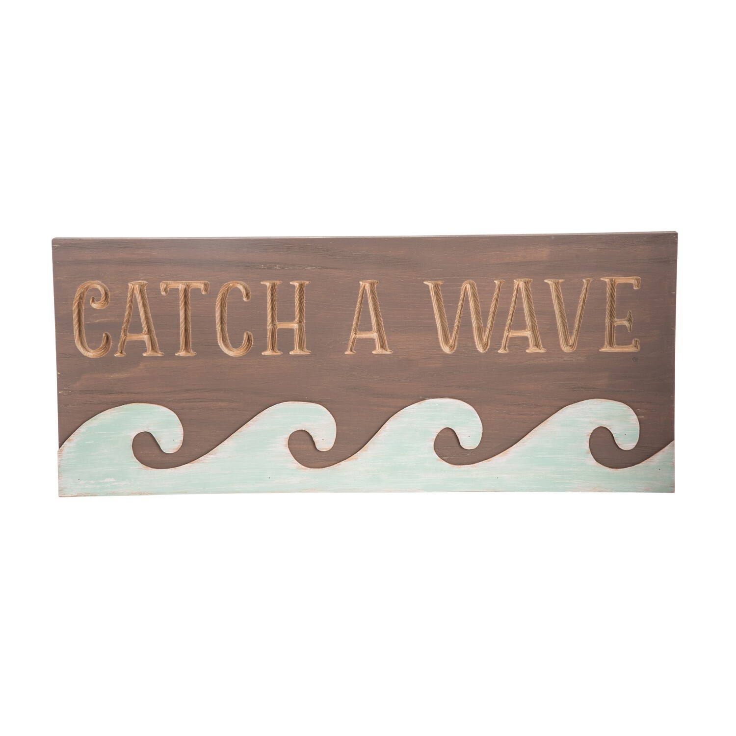 Catch A Wave Sign Wall Coastal Plaque Sign Wall Hanging Decor Decoration For