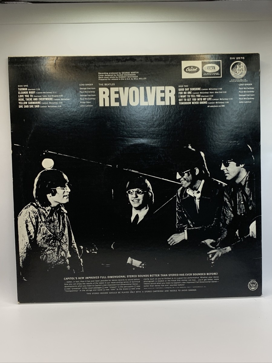 THE BEATLES “Revolver” CAPITOL SW 2576 Purple Label Early 80's