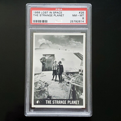 1966 Lost In Space Card #26 The Strange Planet PSA 8 NM - Mint