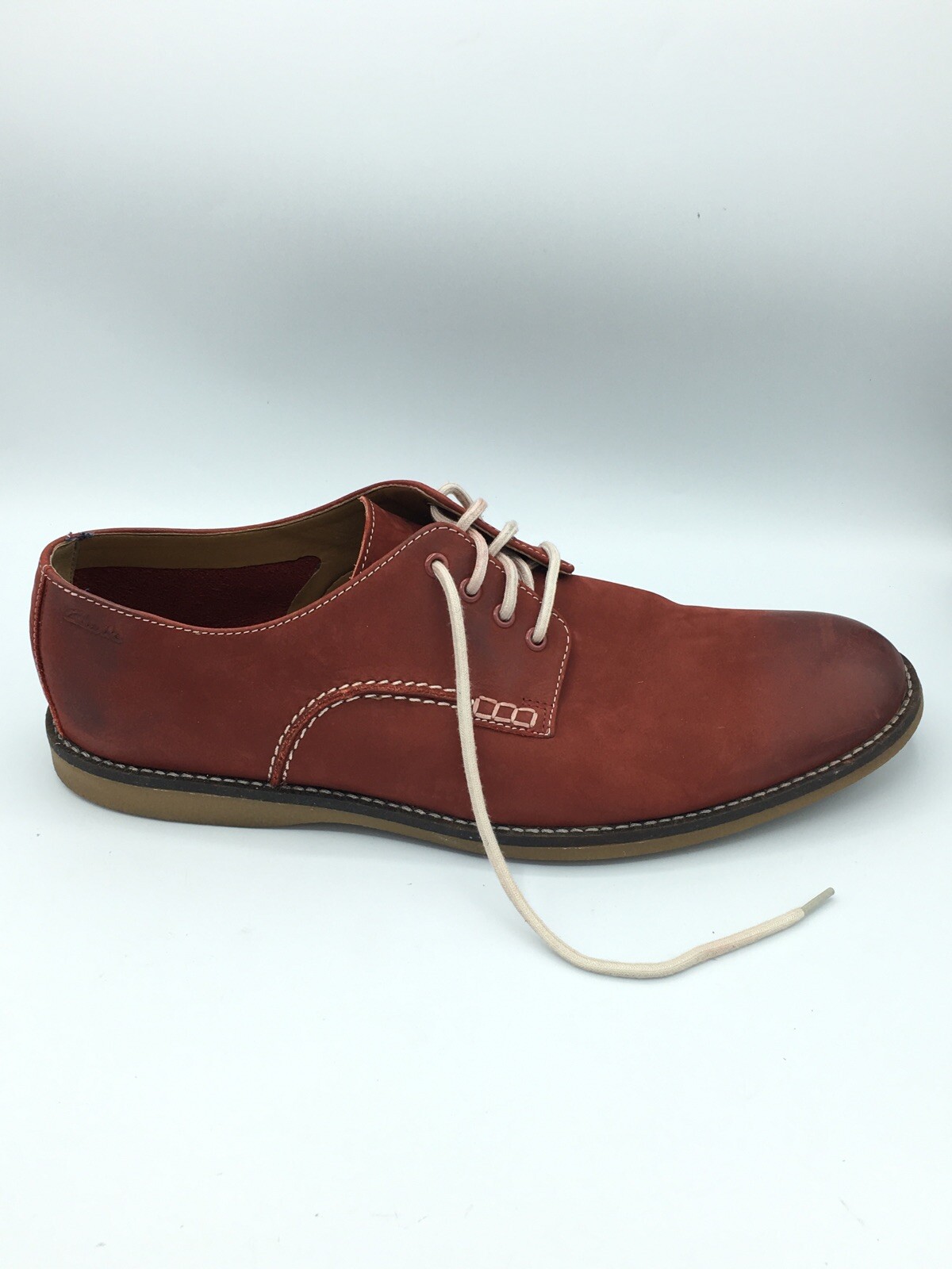 clarks mens red
