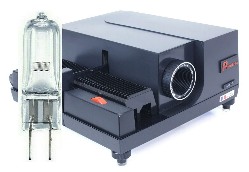 Ampoule pour Prestinox Auto 720 Projecteur de Diapositives Diapo