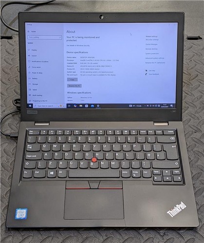 Lenovo 13.3" ThinkPad L380 (256GB SSD, Intel Core i3-8130U 2.20GHz, 8GB RAM)~ - 第 1/8 張圖片