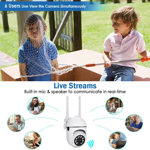 Wireless Security Camera 1080P HD Night Vision Camera WIFI Smart Home IP Cam - Picture 11 of 12
