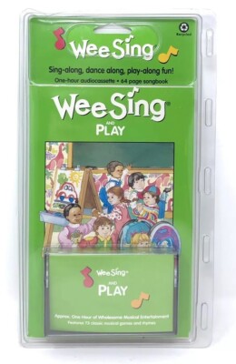 Wee Sing & Play Audio Cassette and Book 1981 NIP 73 Classic Musical Games Rhymes