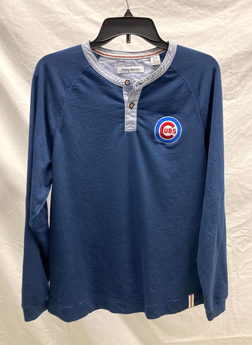 Tommy Bahama Chicago Cubs Henley Shirt Medium eBay
